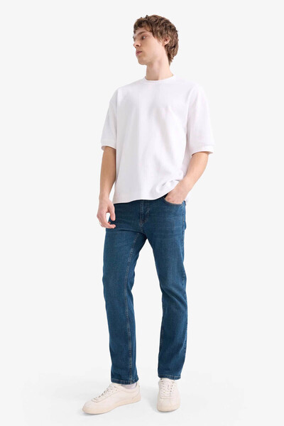 DeFacto Sergio Regular Fit Dark Green Men's Jean Pants R9026Az/Nm41