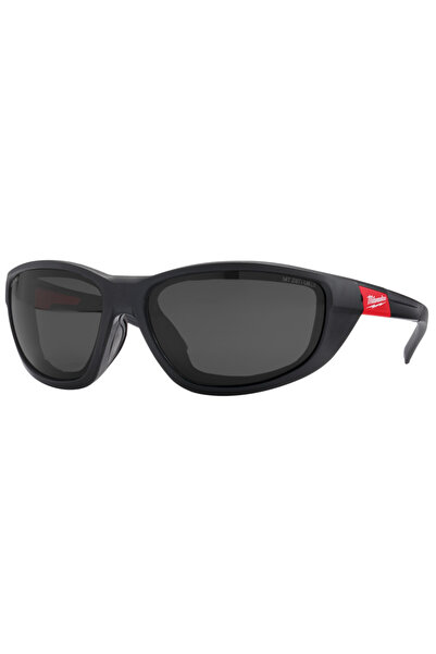 Milwaukee Smoked safety glasses, with gasket, code 4932471886