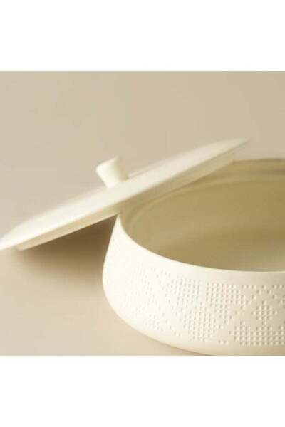 Generic Dallaty Porcelain Date Bowl Naseej Collection, Offwhite