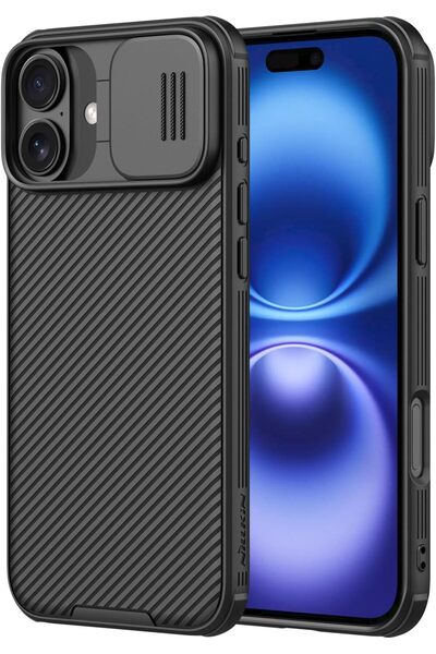 Nillkin for iPhone 16 Plus Case with Slide Camera Cover