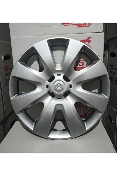 Universal Citroen C-Elysee / C3 / C2 / Berlingo / Nemo Uyumlu 15 inç Jant Kap...