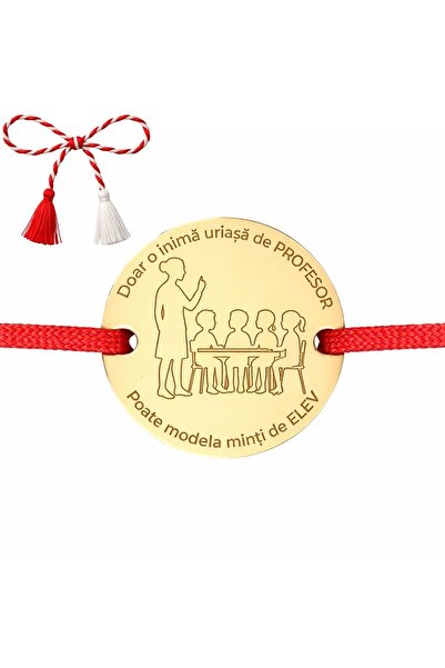 Bijuteria SORELLY Brățară din argint 925 placată cu aur de 14k cu mesajul pro...