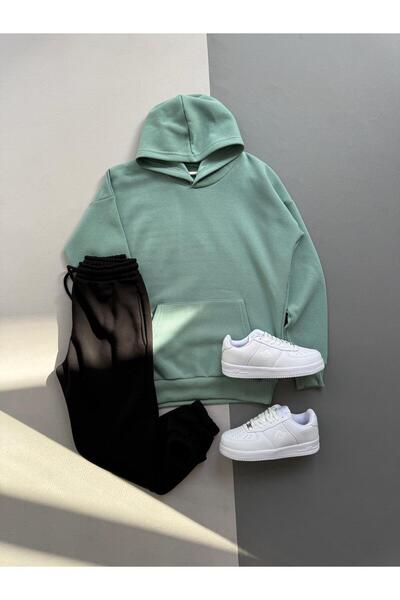 Baycombine35 ΜΟΝΤΕΡΝΟ UNISEX ΦΟΥΤΕΡ ΜΕ ΚΟΥΚΟΥΛΑ ΤΥΡΚΟΥΑΖ ΜΕ 3 ΚΛΩΝΟΠΑΡΕΟΠΛΕΚΤ...