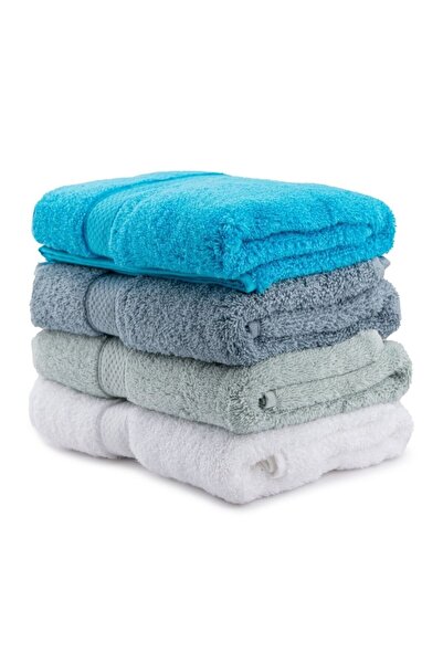 Hobby Set of 4 100% cotton towels, Hobby Home, 50x100 cm, Multicolor Style 8