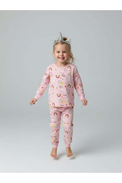 Zekids Σετ βαμβακερών πιτζαμών με σχέδια χαρακτήρων για κορίτσια (ηλικία 6-9 ...