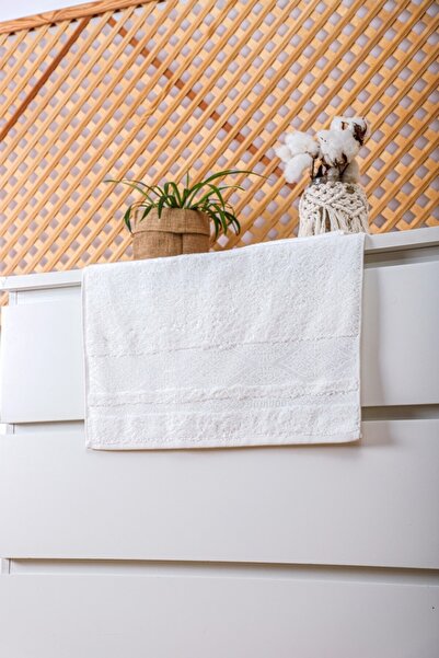 Lenjerii Deosebite Σετ 2 πετσέτες μπαμπού 50x90cm, Μπαμπού Εκρού