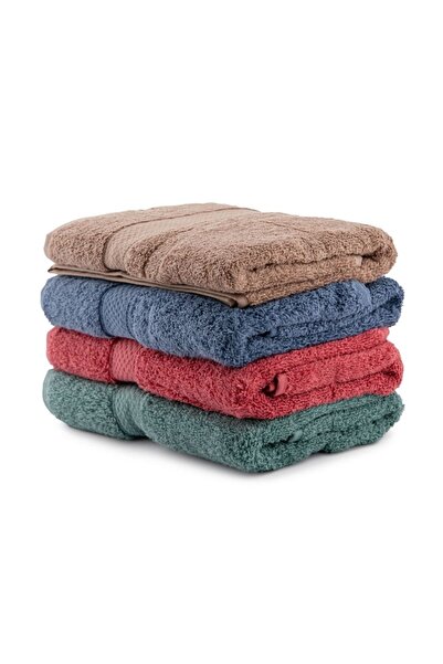 Hobby Set of 4 100% cotton towels, Hobby Home, 50x100 cm, Multicolor Style 2