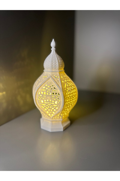 3Dark Print RAMAZAN KANDİLİ MUMLU (HEDİYELİK)