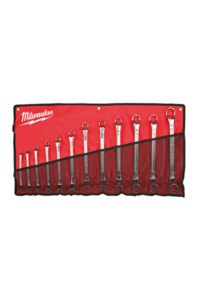 Milwaukee Set of 12 combination ring wrenches, code 4932492738