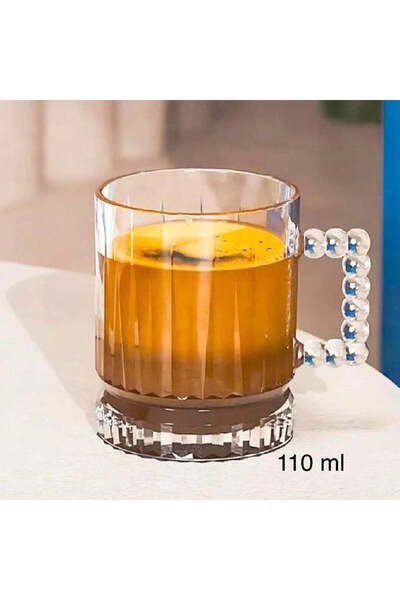 dealshopromania Set of 6 Short Coffee Cups 110 ml from Rayan Luce Glass – Esp...