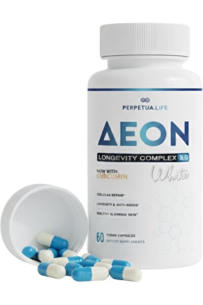 Perpetua AEON Longevity Complex White Curcumin NAD-NMN AKG Glycine Taurine Ag...