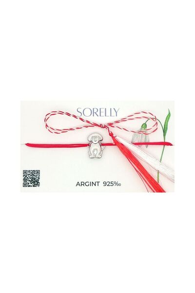 Bijuteria SORELLY Brățară din argint 925 cu pandantiv câine