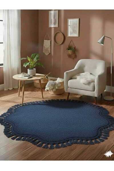ALTUN CARPET MODERN SAÇAKLI PAPATYA PELÜŞ KAYMAZ TABAN 2 CM KALINLIK 12ML HAV...