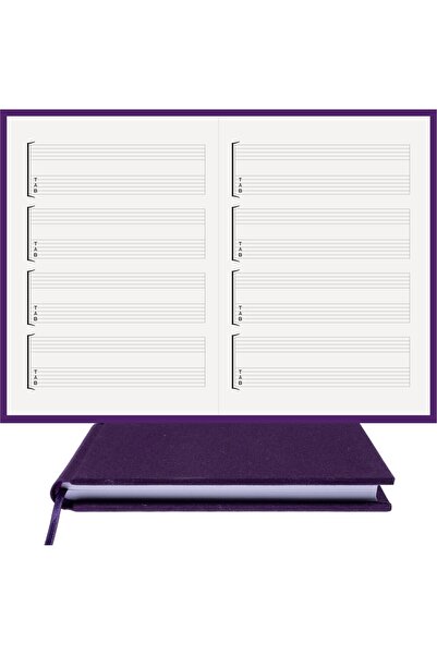 BİDEFTER Guitar Notepad – Blank and Tab-Indexed - 100% Handmade, 2026 Collect...