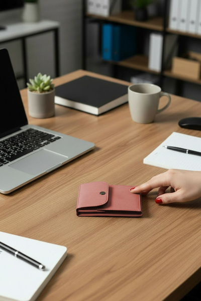 Morika Özel Tasarım Yıkanabilir Süet Suni Deri Yeni Nesil Cüzdan