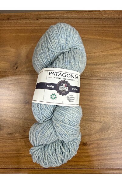 SÜSLÜTASARIM Etrofil Patagonia organik merino yün (100 gram)