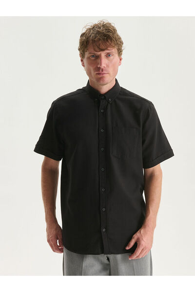 LC Waikiki Ανδρικό κοντομάνικο ποπλίνα LCWAIKIKI Classic Regular Fit