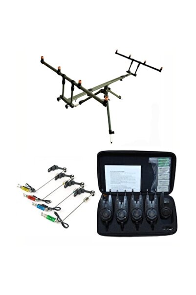 eastshark Rod Pod( Tri Pod ),4 Posturi, Rotire 360 grade+ Set 4 Senzori Cu St...