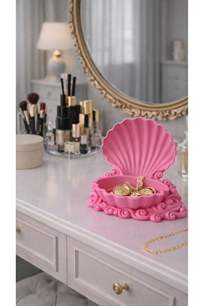 Vescarri وعاء مجوهرات أنيق على شكل صدفة بحرية