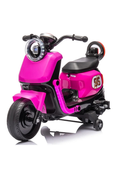 Kinderauto Trotinetă electrică Kinderplay Scooty pentru copii, roz, 2-4 ani