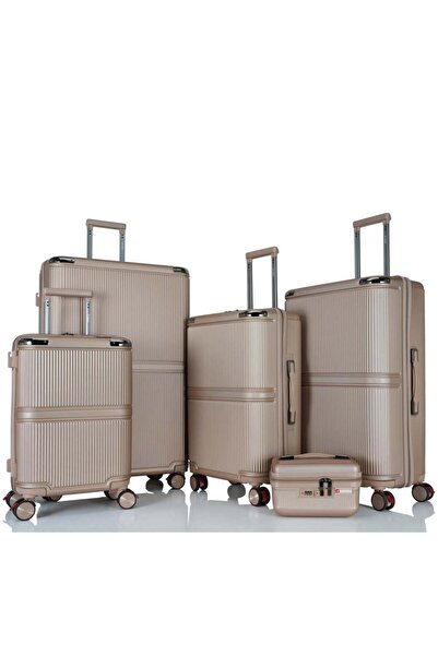 Assoda Luxury 5-piece bridal trousseau travel bag set made of ABS material - ...