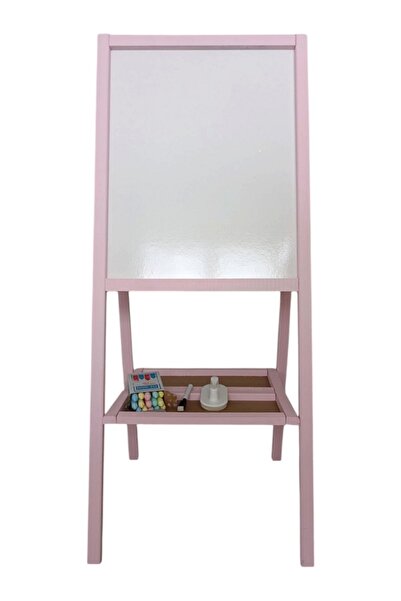 öz-gün tebeşir Drn Kids ve Eğitim Pembe renk Çift Taraflı Yazı Tahtası 15 ren...