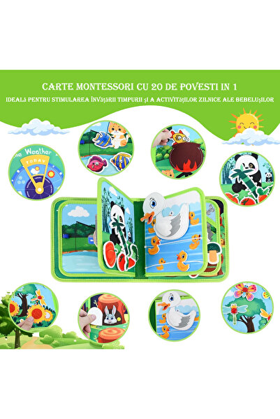 hopinoo ™ Forest Journey – Carte Montessori Interactiva, Educationala si Senzoriala