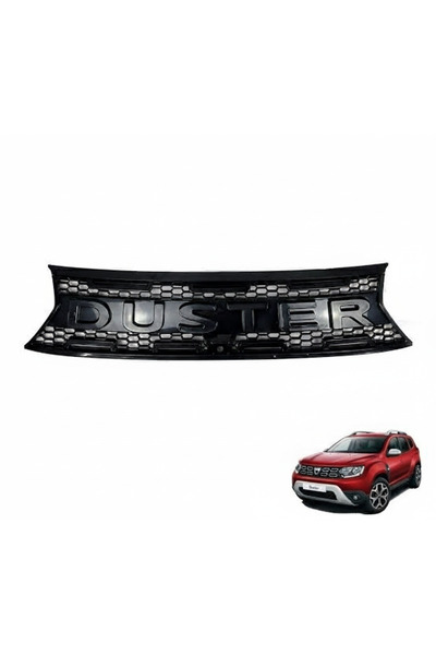 TMZ Garage 2018-2024 Dacia Duster Ön Panjur DUSTER Yazılı | Sportif Tasarım |...
