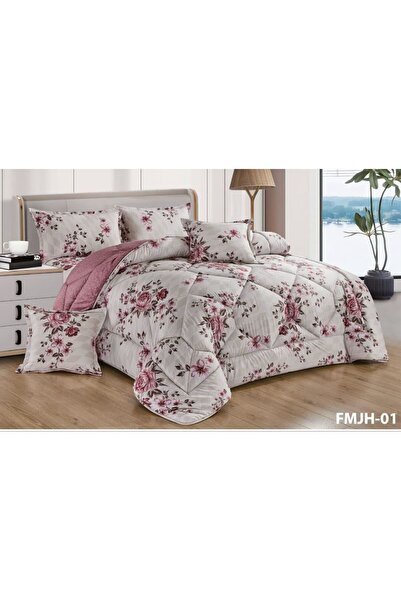 Moon Luxurious summer double bedsheet set, 6 pieces - softness to cool your n...