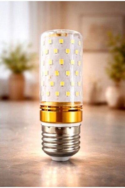 HRH ELEKTRİK HRH-27 8+8 16W LED MISIR AMPUL E27 GOLD GÖVDE YÜKSEK IŞIK