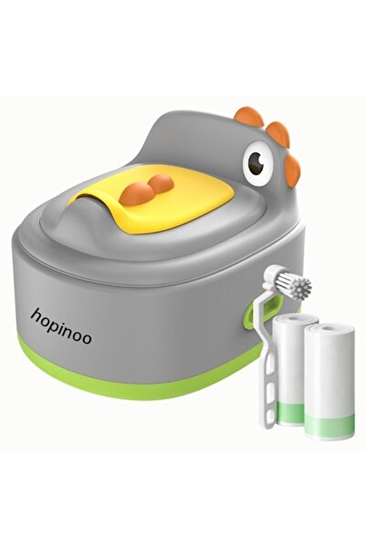 hopinoo 3-in-1 Multifunctional Potty Hopinoo™ with Soft Cushion, Dino Design