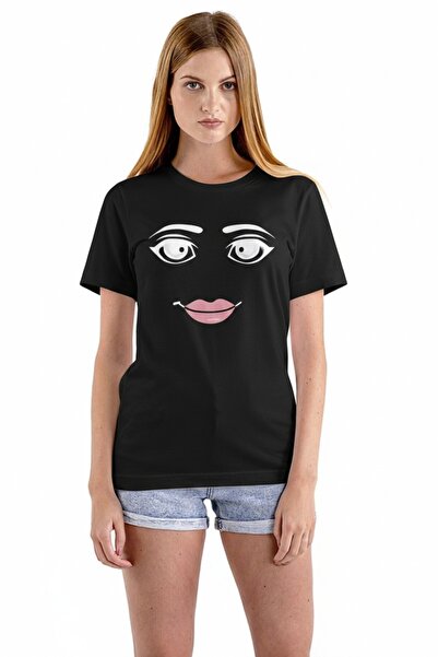 gencerco تيشيرت عادي ممتاز بطبعة وجه ووين