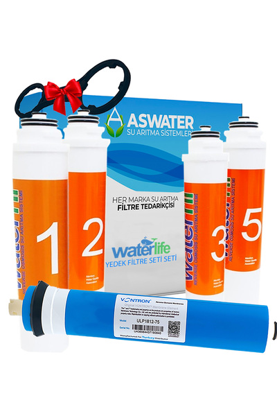 As Water Waterfil Waterlife Filtre Seti Tak Çevir 5'li Filtre Takımı Orjinal ...