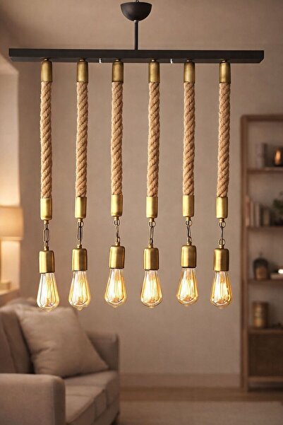 ONUR AVİZE Retro Rustik Bohem Salon Yemek Odası ve Masası Mutfak Ofis Kafe Es...