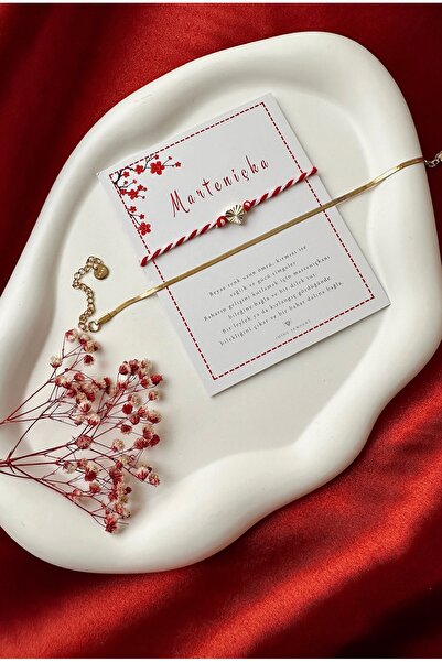 the canelif accessories Marteniçka Bracelet with Card - Adjustable, Special D...