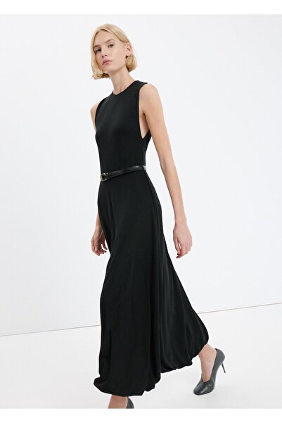 MANGO Woman Evaze pamuklu elbise