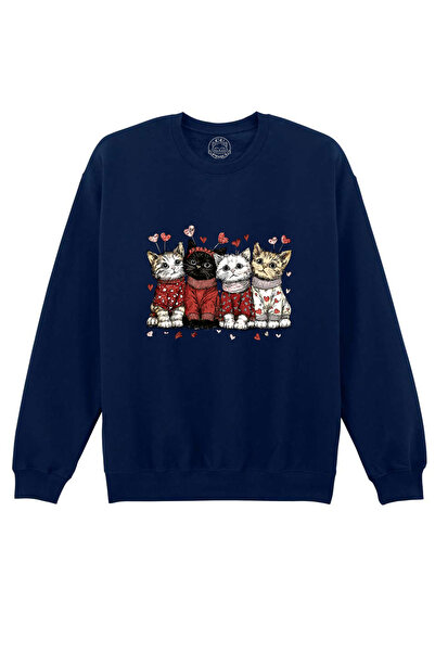 Cu Pisici Bluza Printata-Love Has Paws, Unisex, Valentine's Day