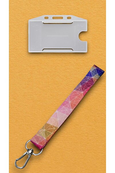 chic crazze Vibrant Colorful Patterned Bag Accessory Phone Strap Keychain Set...