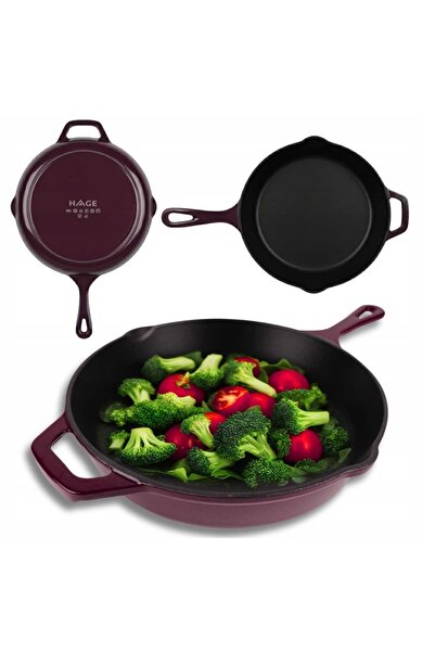 Other EMALIOWANA PATELNIA ŻELIWNA 26cm VINETE HAGE