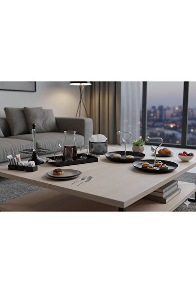 Generic Elegantly designed dessert and fruit stand set + serving trays + cup ...