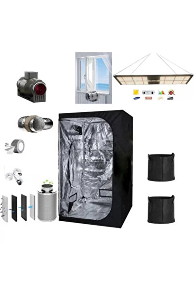 Gardens Garage 100x100x190 Bitki Yetiştirme Kabini Set PRO (Quite Silent) Adv...