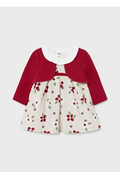 MAYORAL Kız Bebek Bolerolu Görünümlü Tek Parça Elbise