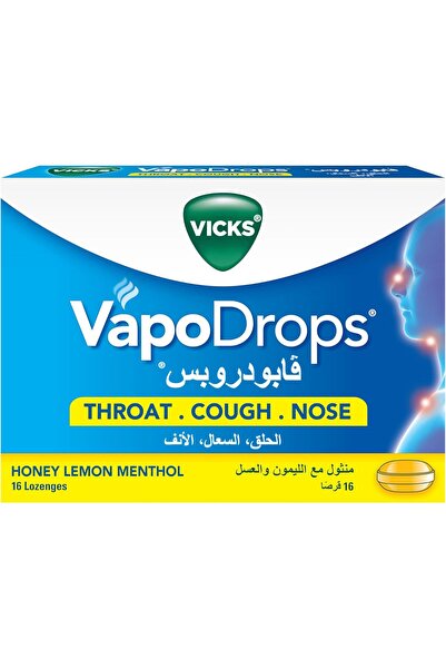 Vicks Lemon and Honey Drops, 16 Drops