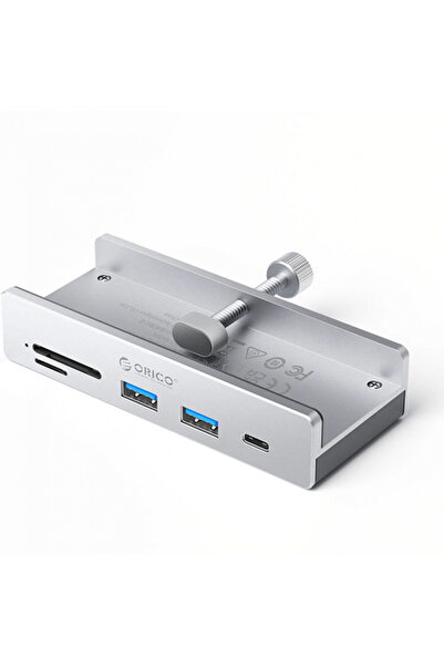 Orico Hub USB-C MH5PC Clamp, 2 x USB-A 3.2 - 1 x USB-C - 1 x SD - 1 x microSD...