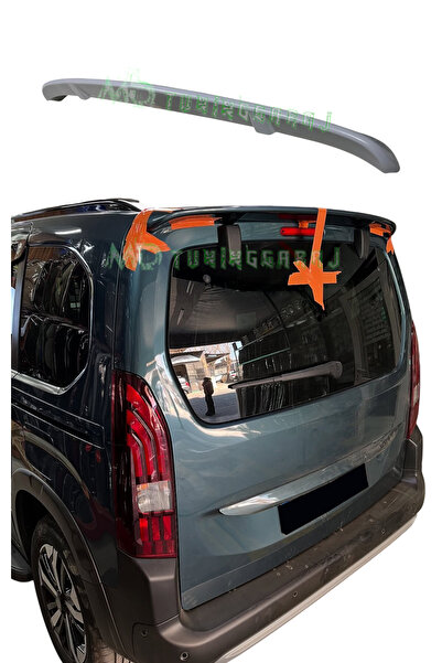 md tuninggaraj Peugeot Rifter 2008-2025 (İNCE MODEL) BOYASIZ SPOİLER