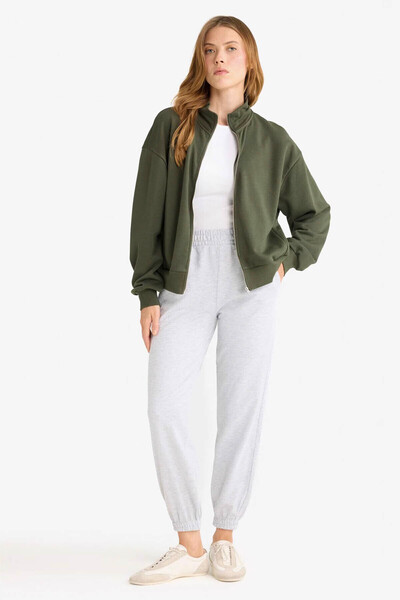 DeFacto Jogger Fit Gray Women's Sweatpants D4234Ax/Gr210