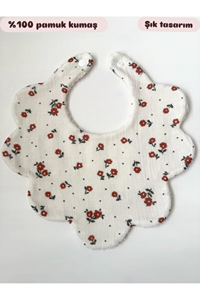 Handmade Moon and Khan Havlu Kumaşlı Mama Önlüğü