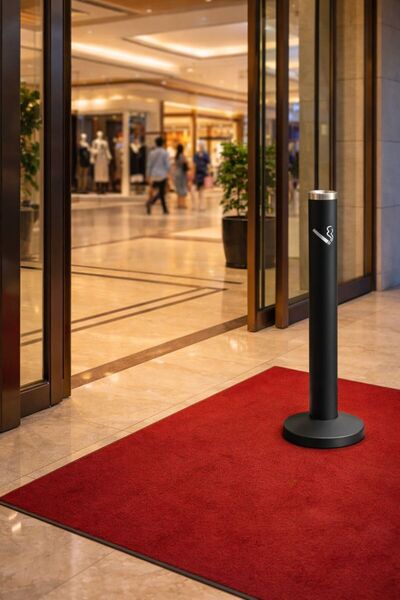 PNR HİJYEN Metal Sigara Küllüğü Paslanmaz Dış Mekan Metal Küllük İzmaritlik A...