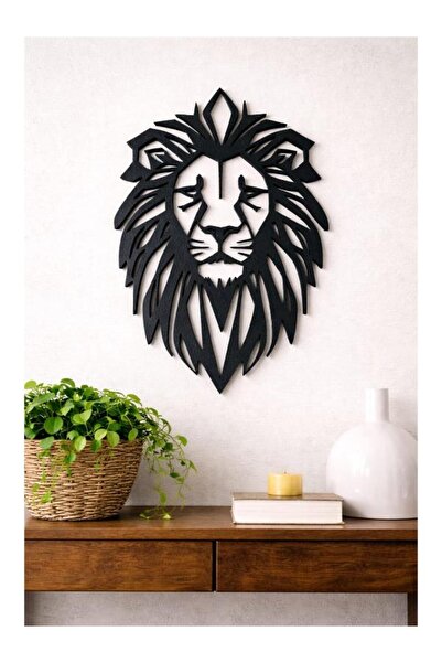 KAR3DELEN Printing Aslan Figürlü Duvar Dekoru | Modern Duvar Süsü | Salon & O...