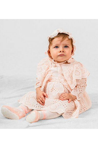 Pugi Baby Kız Bebek Şık Dantelli Mevlüt / Özel Gün Elbisesi